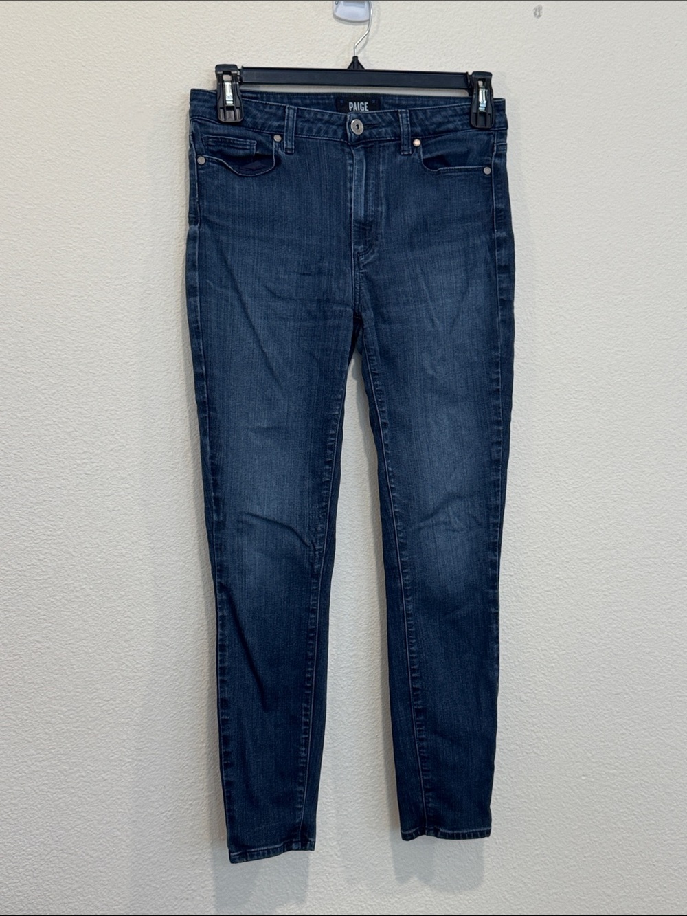 PAIGE Dark Blue Skinny Jeans